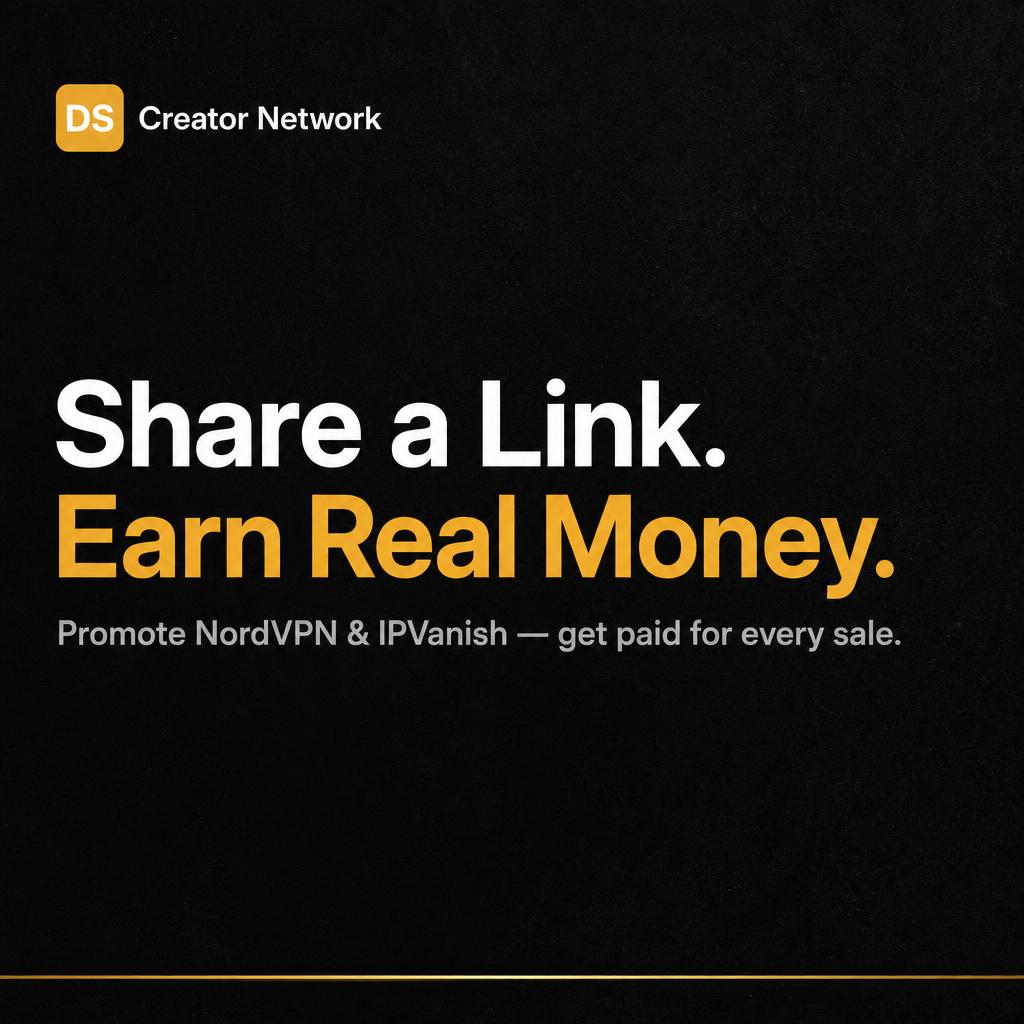 DS Creator Network — Real Deals. Real Earnings.